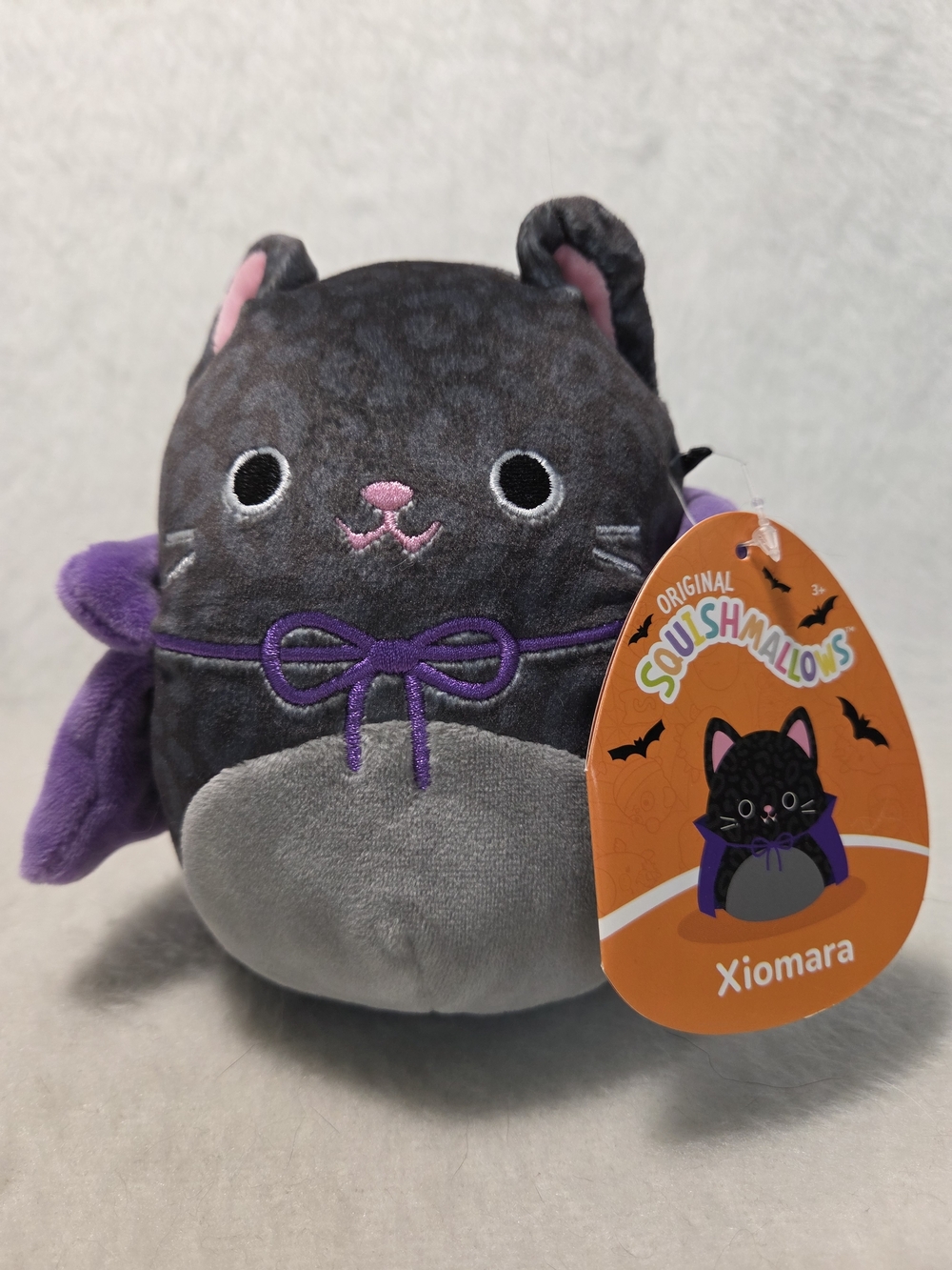 XIOMARA the VAMPIRE Panther 5" Squishamallows Black and Grey Halloween 2023